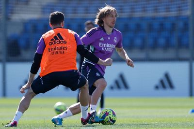 entrenamiento del real madrid
