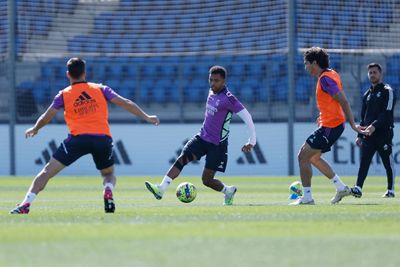 entrenamiento del real madrid