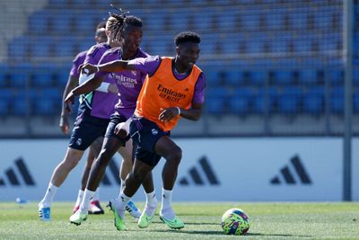 entrenamiento del real madrid