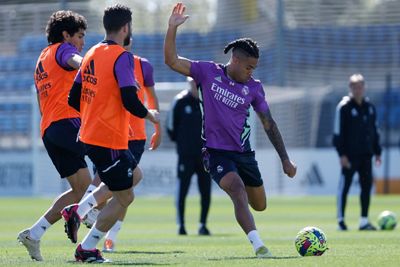 entrenamiento del real madrid