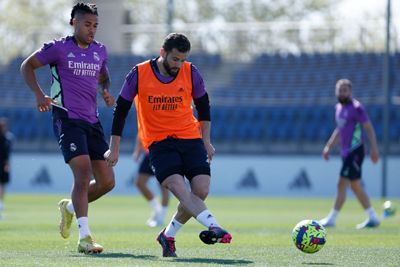 entrenamiento del real madrid