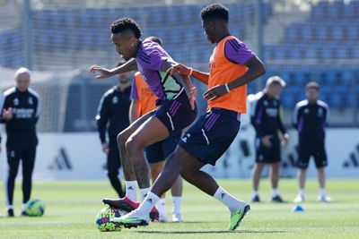 entrenamiento del real madrid