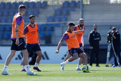 entrenamiento del real madrid