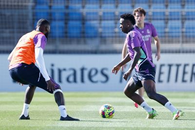 entrenamiento del real madrid