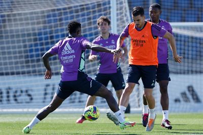 entrenamiento del real madrid