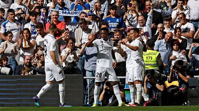 Once inicial del Real Madrid ante el Villarreal