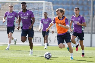 entrenamiento del real madrid