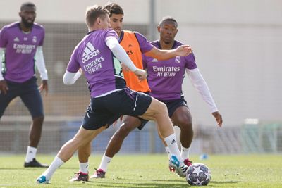 entrenamiento del real madrid