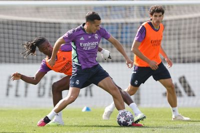 entrenamiento del real madrid