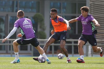 entrenamiento del real madrid