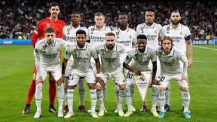 Once inicial del Real Madrid contra el Manchester City