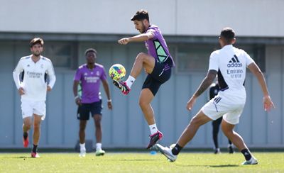 entrenamiento del real madrid
