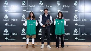 Presentación del IV Circuito Solidario de pádel Fundación Real Madrid by Unicaja Banco
