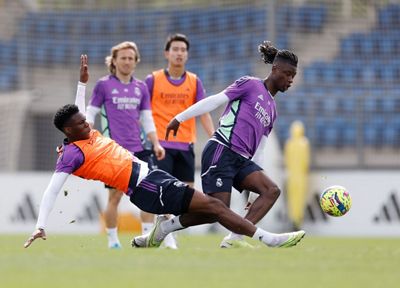 entrenamiento del real madrid