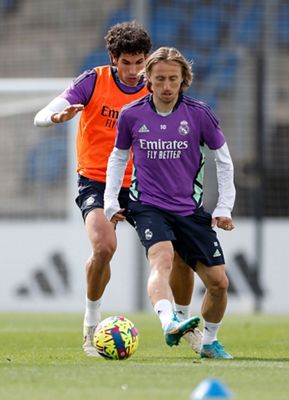 entrenamiento del real madrid