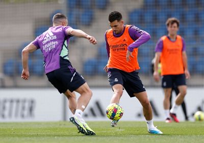 entrenamiento del real madrid