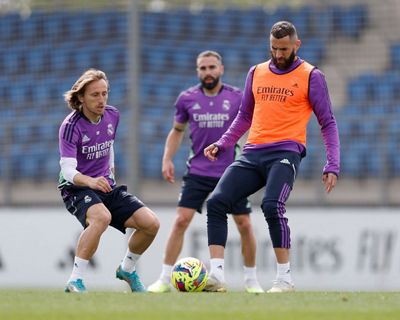 entrenamiento del real madrid