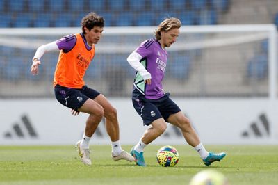 entrenamiento del real madrid