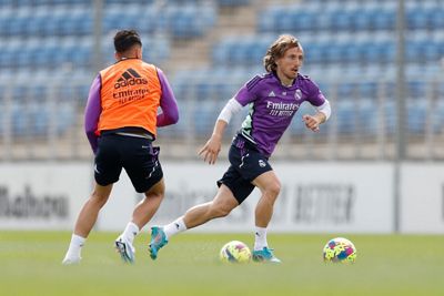 entrenamiento del real madrid