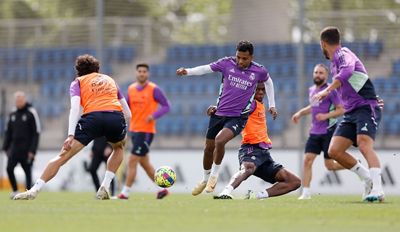 entrenamiento del real madrid