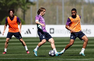 entrenamiento del real madrid