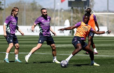 entrenamiento del real madrid
