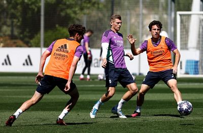 entrenamiento del real madrid
