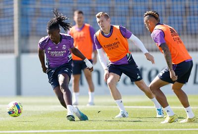 entrenamiento del real madrid