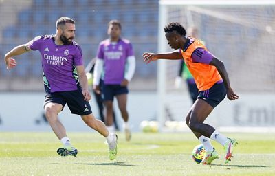 entrenamiento del real madrid