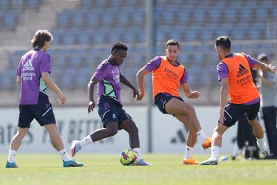 entrenamiento del real madrid