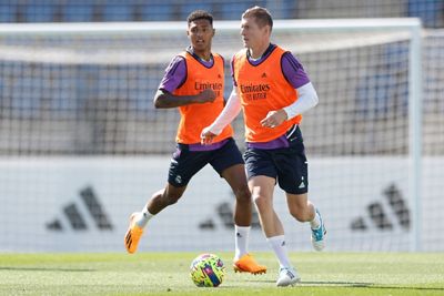 entrenamiento del real madrid