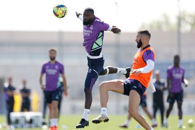 entrenamiento del real madrid