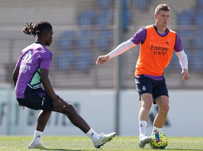entrenamiento del real madrid