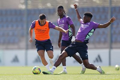 entrenamiento del real madrid
