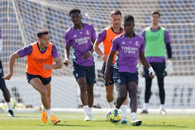 entrenamiento del real madrid