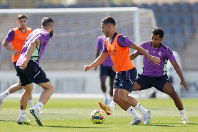 entrenamiento del real madrid
