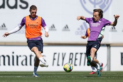 entrenamiento del real madrid