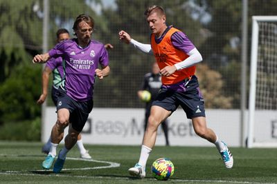 entrenamiento del real madrid