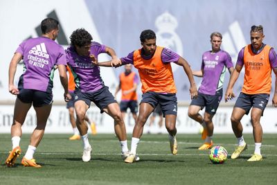 entrenamiento del real madrid
