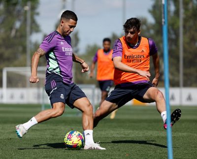 entrenamiento del real madrid