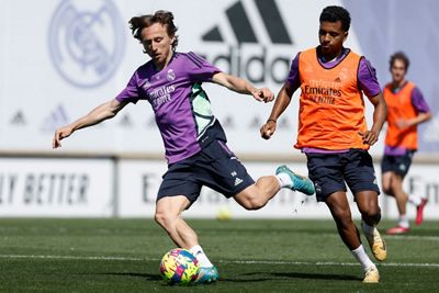 entrenamiento del real madrid