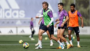 O Real Madrid prepara o jogo contra o Girona