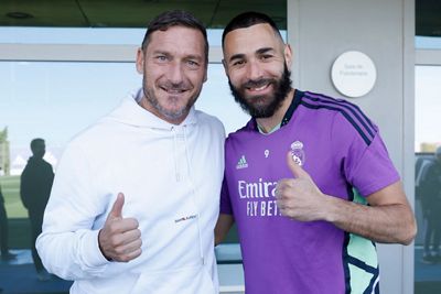 visita de totti al entrenamiento