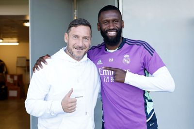 visita de totti al entrenamiento