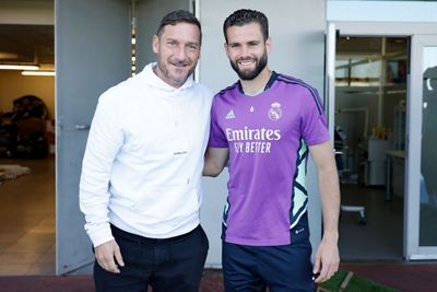 visita de totti al entrenamiento