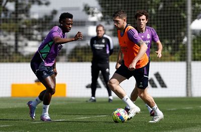 entrenamiento del real madrid