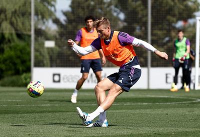 entrenamiento del real madrid