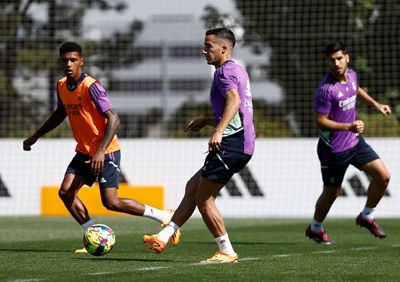 entrenamiento del real madrid