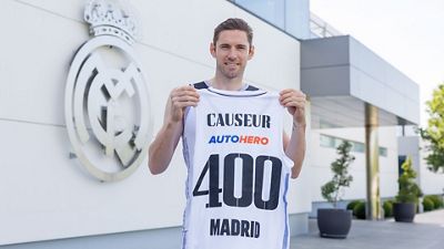 Causeur makes 400th Real Madrid appearance