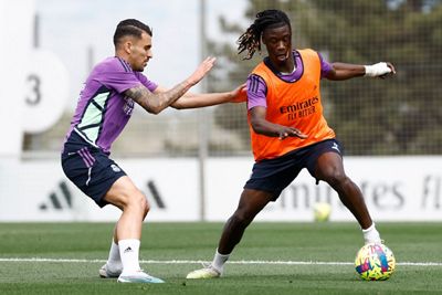 entrenamiento del real madrid